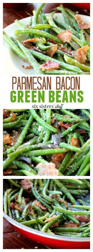 Parmesan Bacon Green Beans recipe. This is a great twist on vegetables. -   23 easter dinner recipes
 ideas