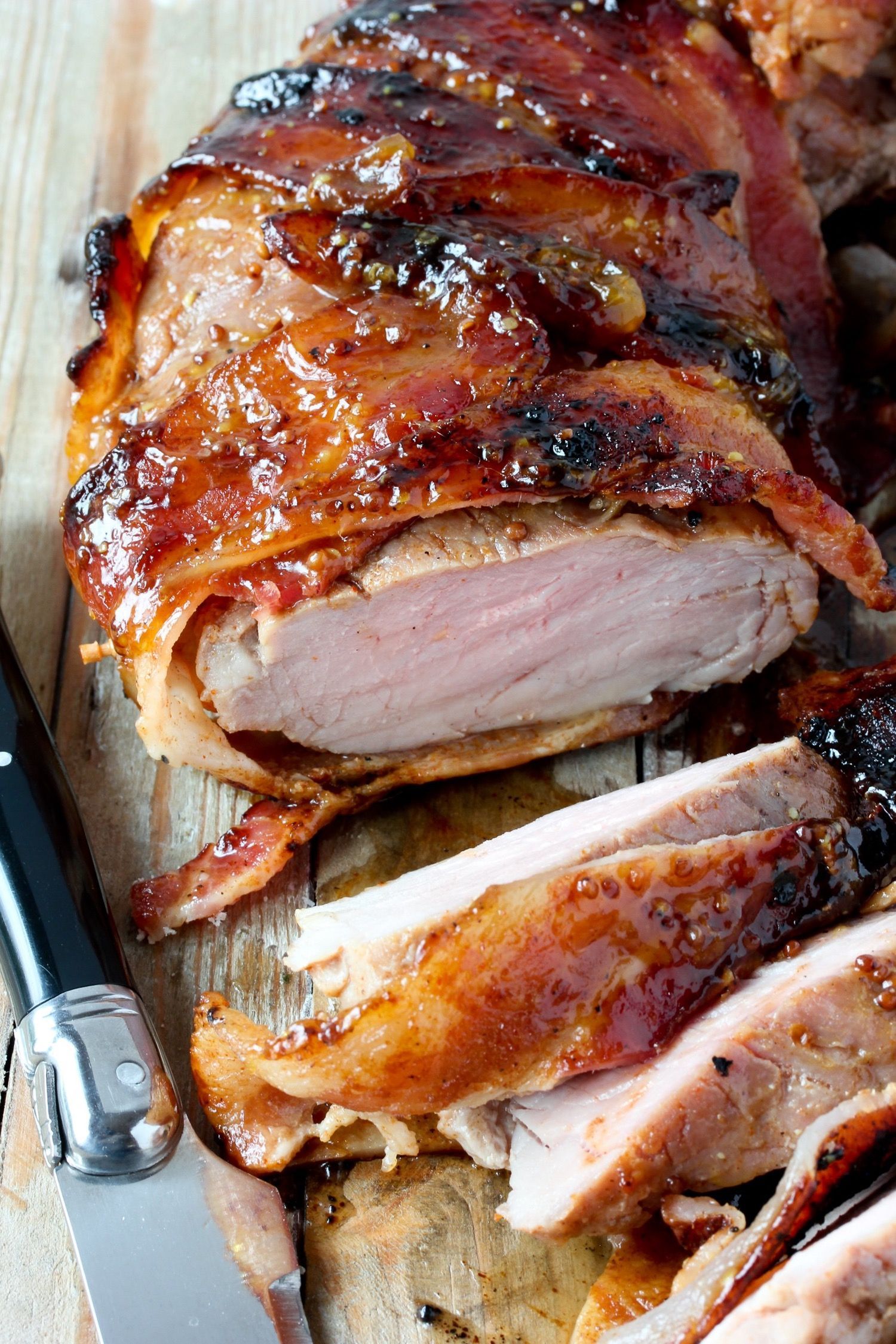 Bacon-Brown Sugar Pork Tenderloin -   23 easter dinner recipes
 ideas