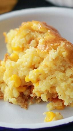 Sweet Corn Spoonbread _ is a favorite at our house. It’s one of those dump, stir, & pour recipes that we all love, but it tastes like so much more! Growing up we called this corn pudding. It is so good! | Southern Bite -   23 easter dinner recipes
 ideas