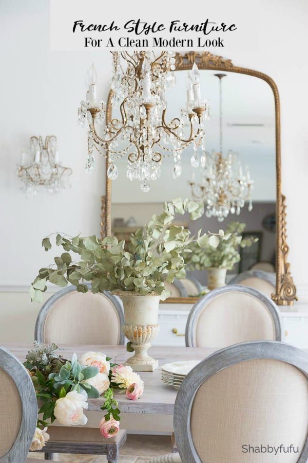 French Style Furniture and Chandelier Updates -   23 french style furniture
 ideas