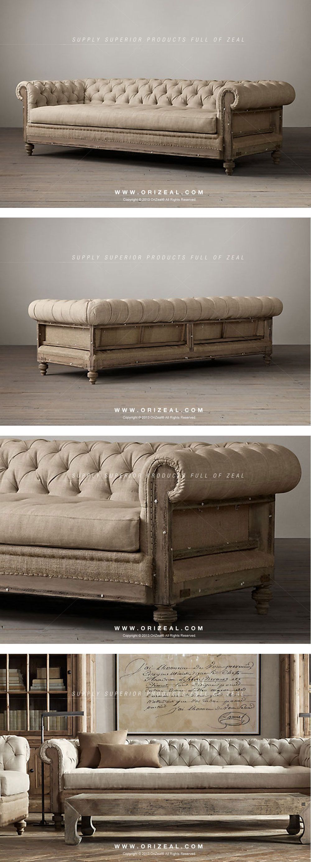 Orizeal Classic French Style Furniture Deconstructed Sofa with Old World Artistry -   23 french style furniture
 ideas