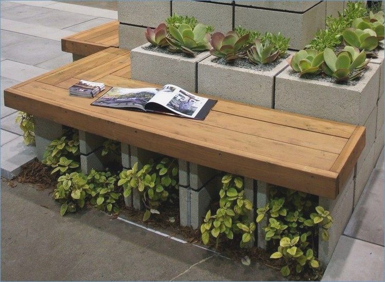 Bench self-build -   23 homemade garden bench
 ideas