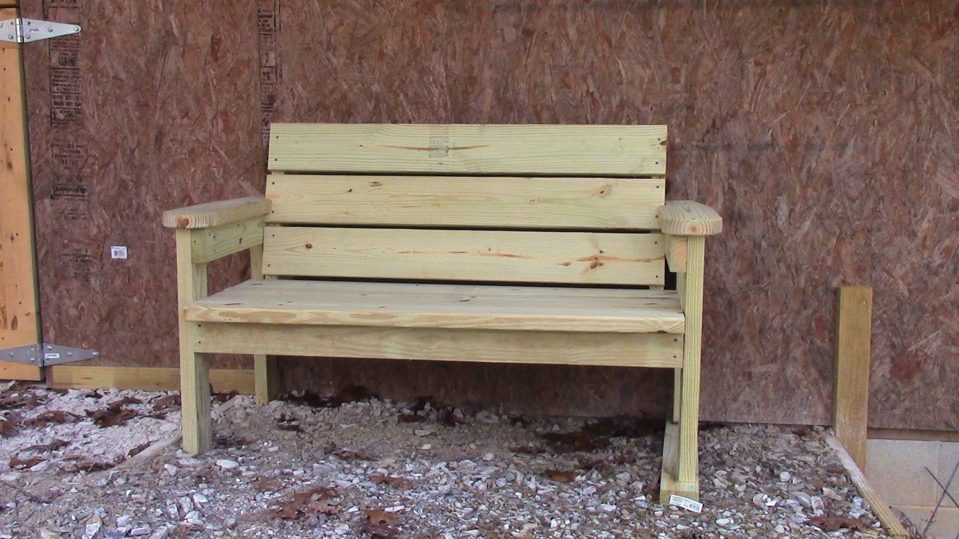 How to make a quick, easy, and inexpensive garden bench. -   23 homemade garden bench
 ideas