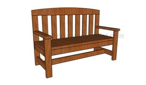 2x4 bench plans -   23 homemade garden bench
 ideas