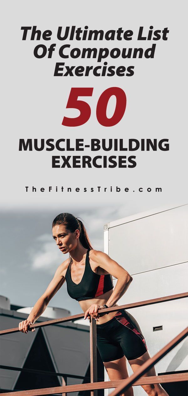 The Ultimate List of Compound Exercises: 50 Muscle-Building Exercises -   23 mens fitness muscle
 ideas