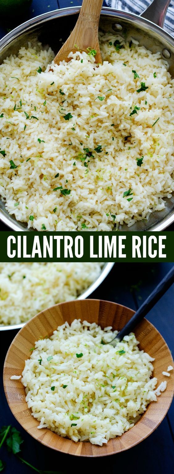 I have been making this CILANTRO LIME RICE for about a million years.  It’s just like the one from Cafe Rio and we absolutely love it. It is my go-to rice recipe, besides our beloved Mexican Rice, that I make any time we’re whipping up some Mexican food. Especially, on taco night. Kallen’s been... Read More »: -   23 mexican rice recipes
 ideas