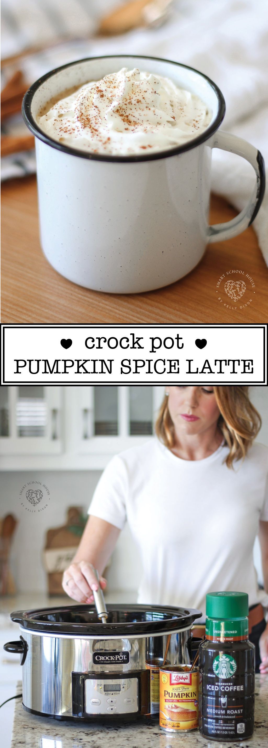 Crock Pot Pumpkin Spice Latte -   23 pumpkin recipes crockpot
 ideas