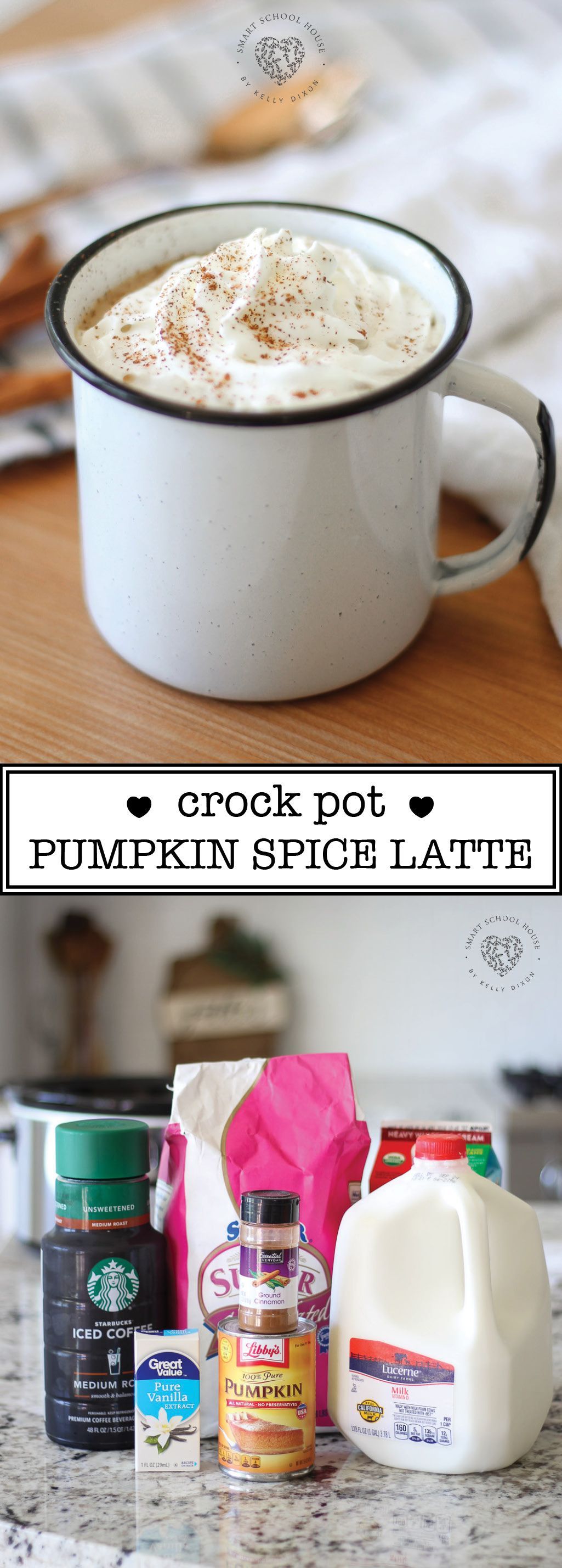 Crock Pot Pumpkin Spice Latte -   23 pumpkin recipes crockpot
 ideas