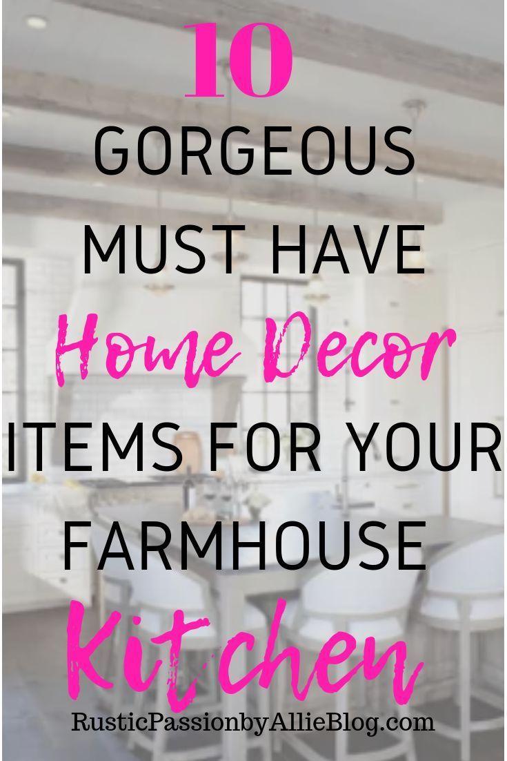 White Farmhouse Kitchen Home Decor from Amazon -   23 rustic white decor
 ideas