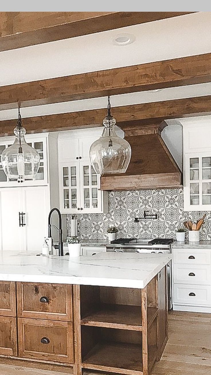 40 Awesome Kitchen Island Designs Ideas -   23 rustic white decor
 ideas