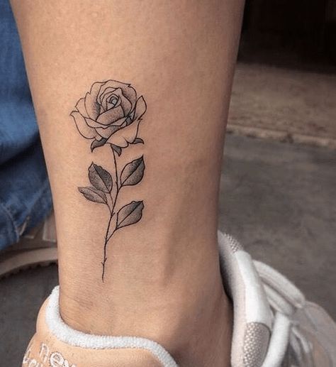 23 simple tattoo rose
 ideas