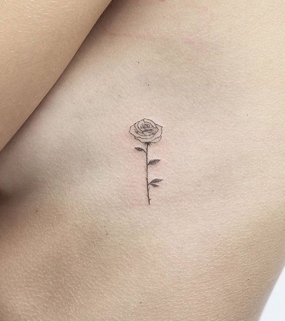 23 simple tattoo rose
 ideas