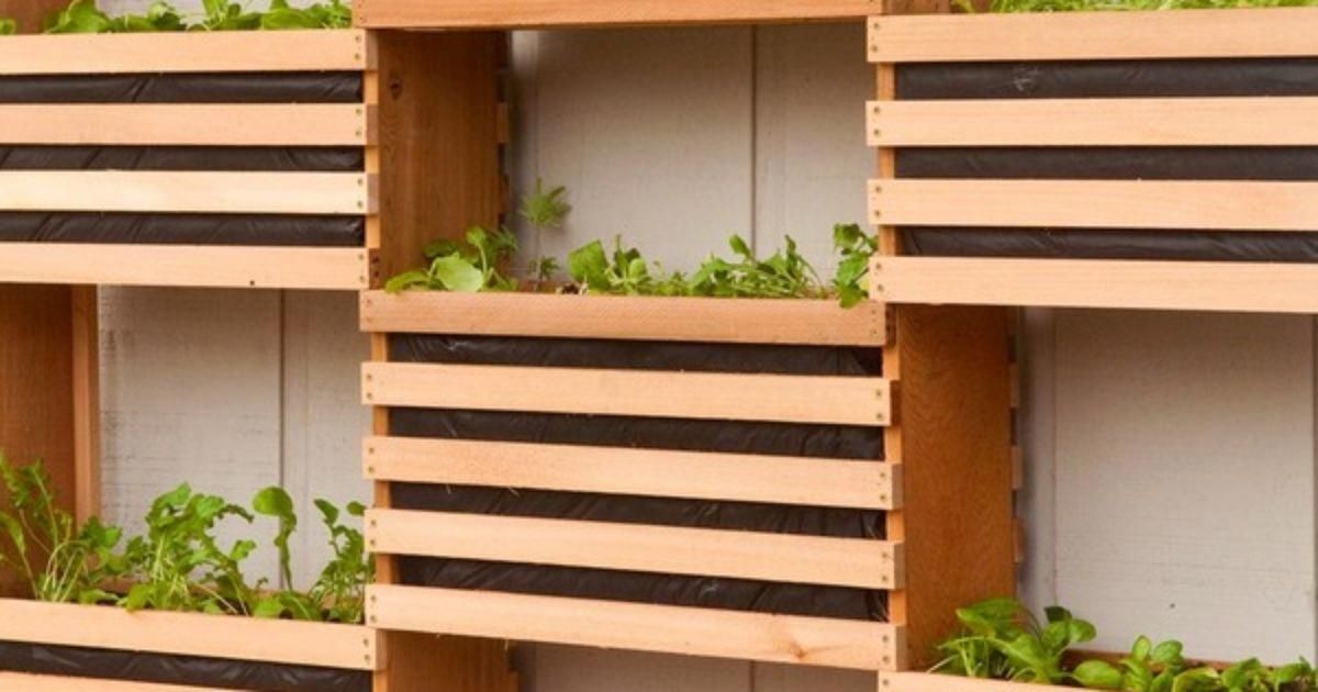 Perfect for folks with limited space, or who just prefer a stylish garden bed for their deck, patio, or back yard, these vertical stacking planters are totally DIY-able. -   23 stacked garden beds
 ideas