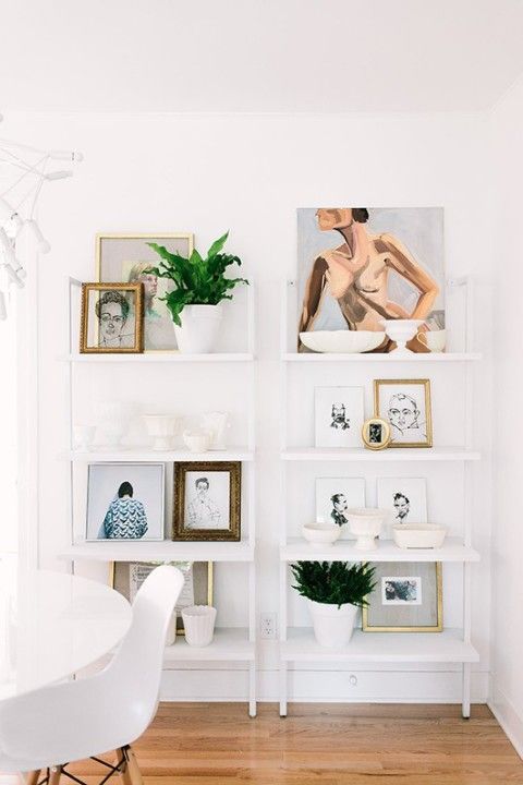 23 tall shelves decor
 ideas