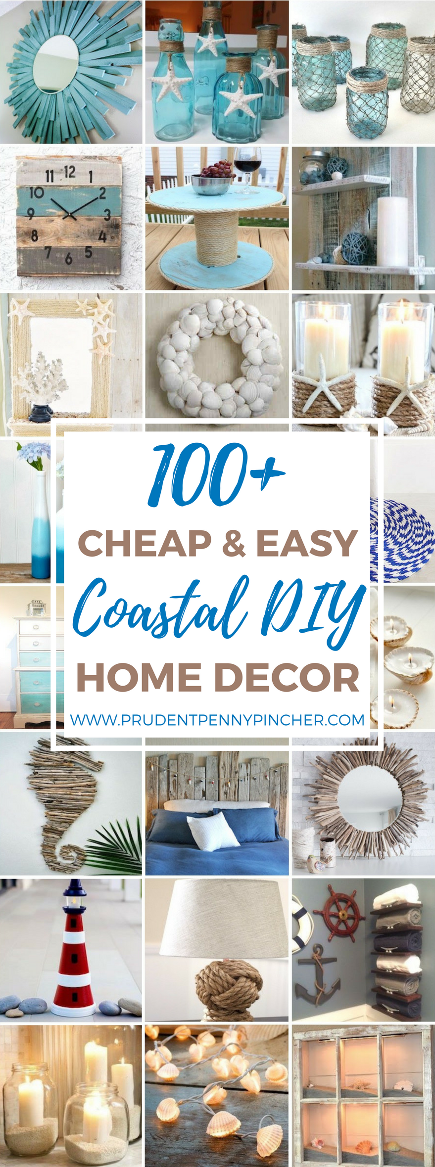 100 Cheap and Easy Coastal DIY Home Decor Ideas -   24 beach decor furniture
 ideas