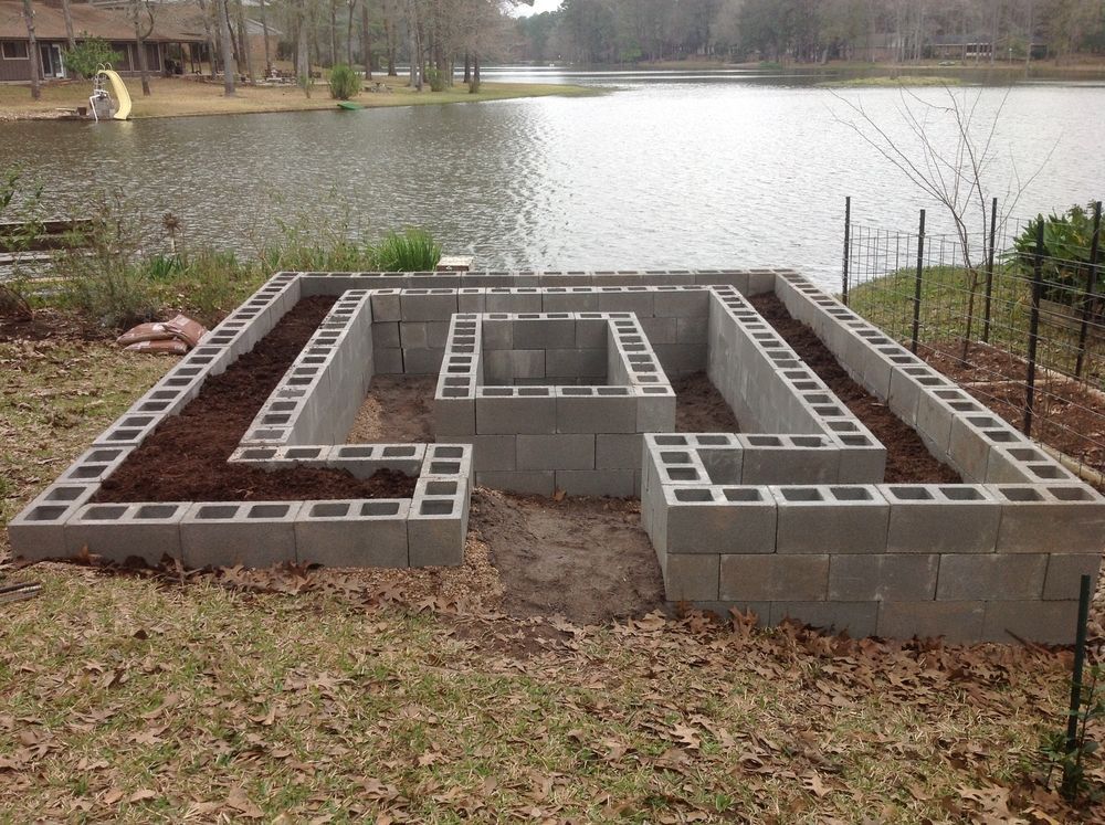 24 cinder block raised garden
 ideas