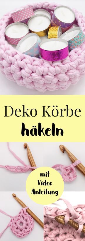 K?rbe h?keln - Wohnideen und DIY Deko mit OTTO mit Video -   24 diy deko einfach
 ideas