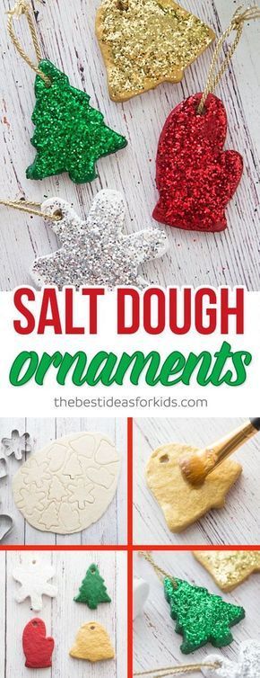 Salt Dough Ornament Recipe -   24 diy ornaments family
 ideas