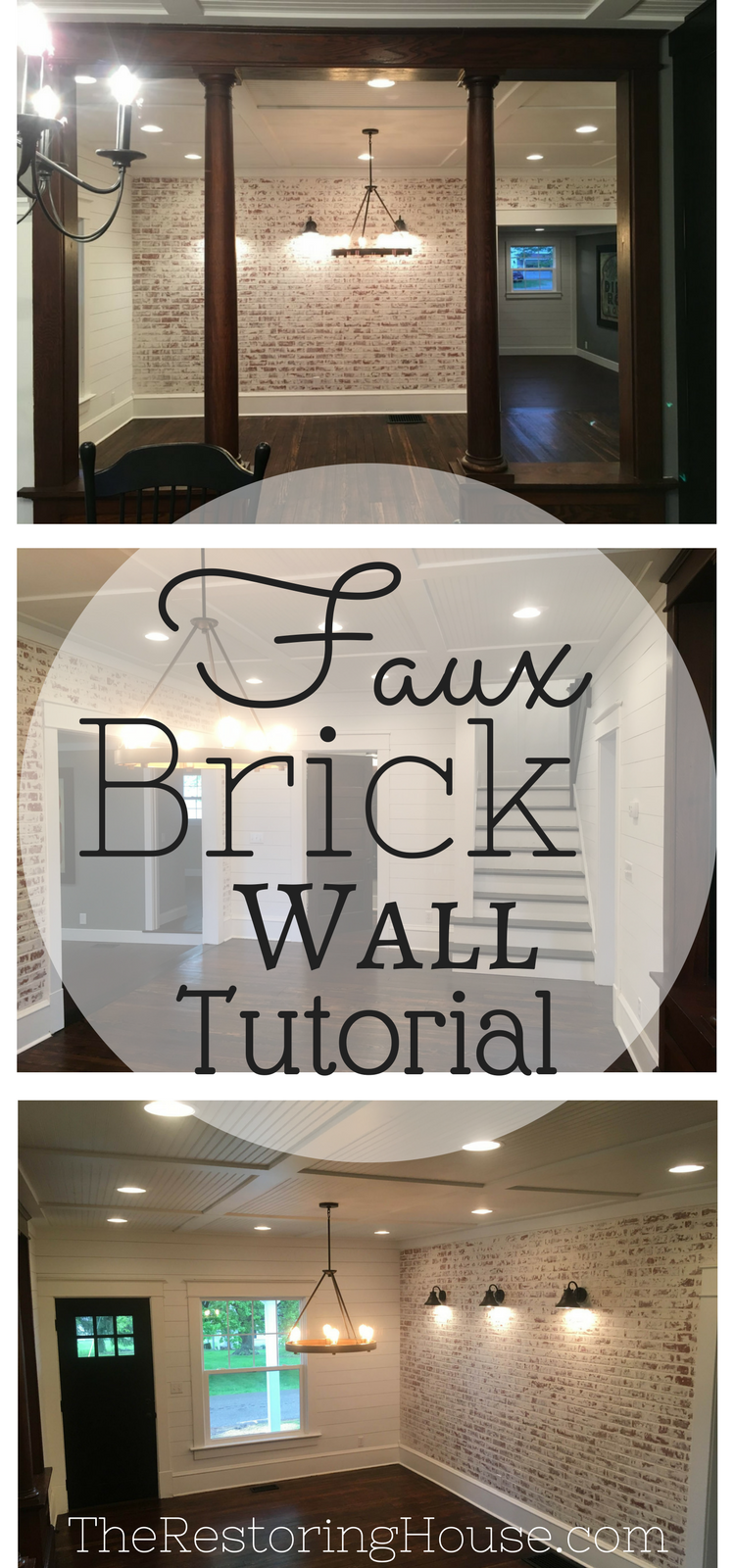 How to Build a Faux Brick Wall -   24 diy wall kitchen
 ideas