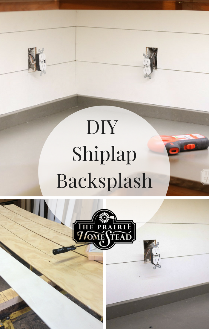 DIY Shiplap Kitchen Backsplash -   24 diy wall kitchen
 ideas