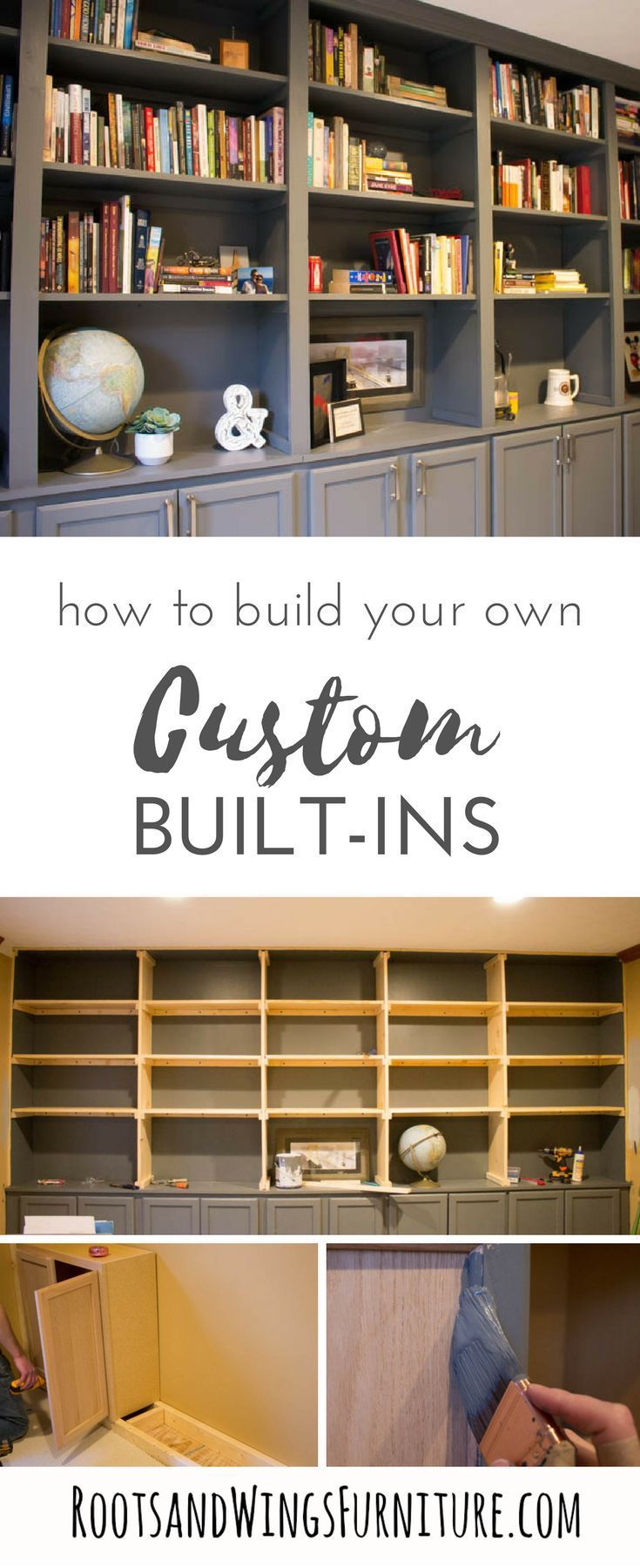 How to Build Built In Shelves (the REVEAL -   24 diy wall kitchen
 ideas