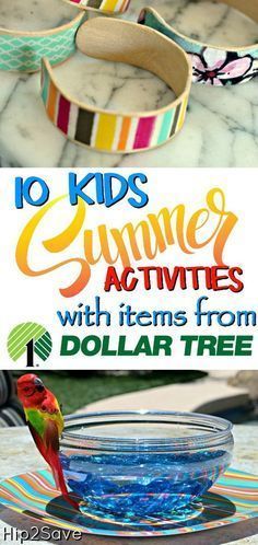 10 Kid's Summer Activities Using Dollar Tree Items -   24 easy crafts for 10 year olds ideas