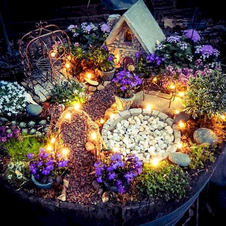 50+ Mystical Fairy Garden Ideas -   24 fairy garden lights
 ideas