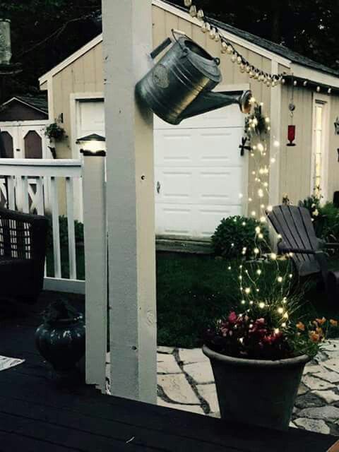 18 Unique Fountain Ideas to Spruce Up Your Backyard -   24 fairy garden lights
 ideas