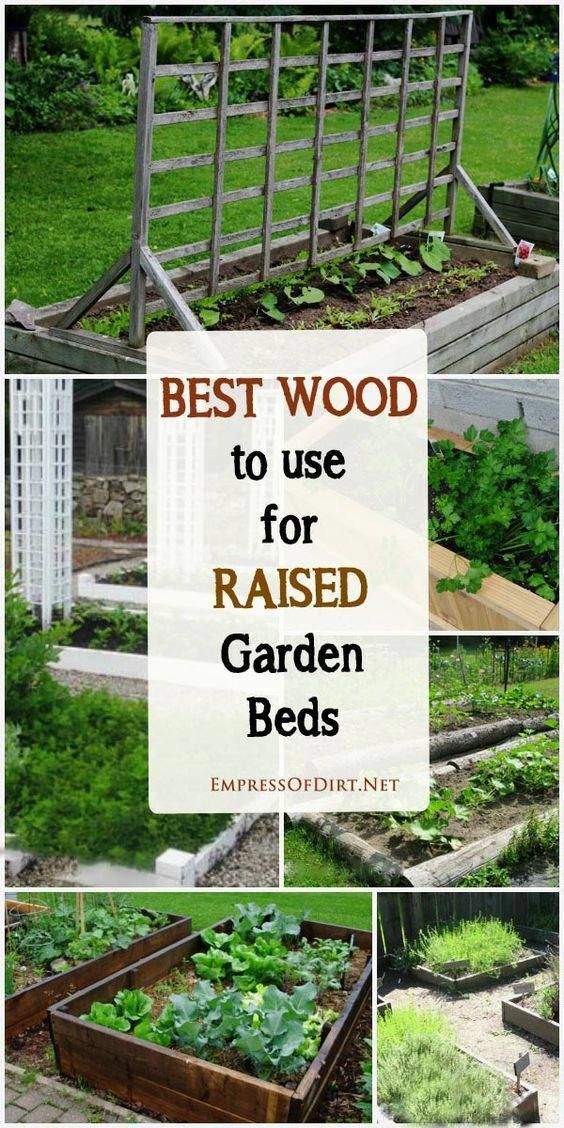 What is the best wood to use for raised garden beds and which ones can be harmful? Find out here! -   24 garden boxes design
 ideas