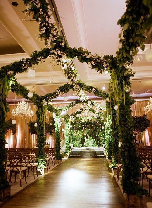 Georgia Wedding at the St. Regis Atlanta: Photos -   24 indoor garden wedding
 ideas