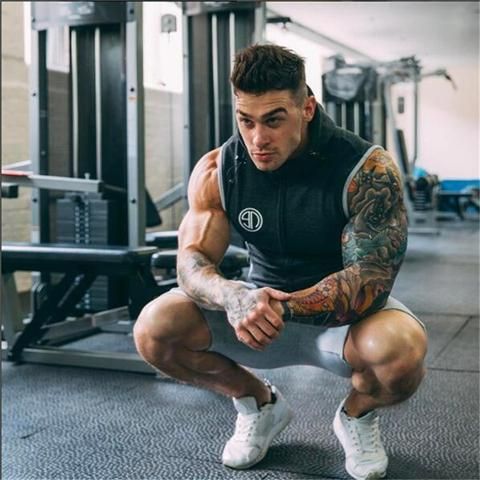 Bodybuilding Hoodies Mens set sportwear clothes sweatshirt Hoodies + P – myshoponline.com -   24 mens fitness tattoo
 ideas