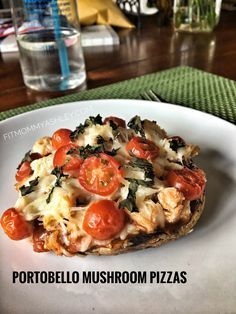Portobello mushroom pizza, paleo, veggies, healthy, clean eating, 2b mindset, recipes, easy, dinner, lunch, 21 Day Fix, 80 Day Obsession, LIIFT 4, fitmommyashley, Ashley Roberts, low carb -   24 mushroom recipes clean eating
 ideas