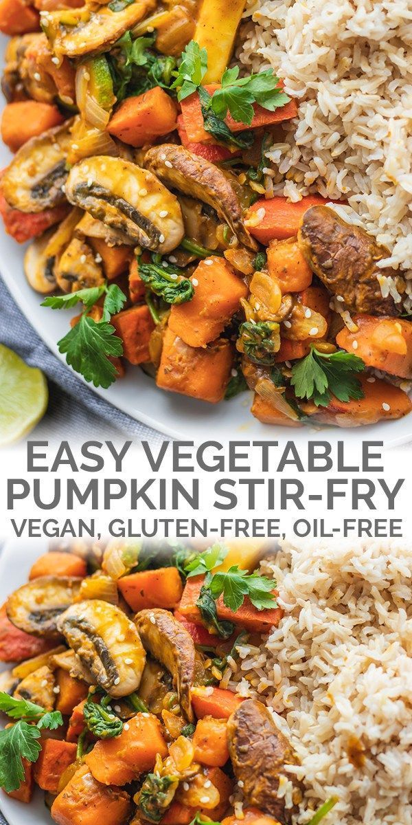 Easy Vegetable Pumpkin Stir-fry (Vegan and Gluten-free) -   24 red kuri squash recipes
 ideas