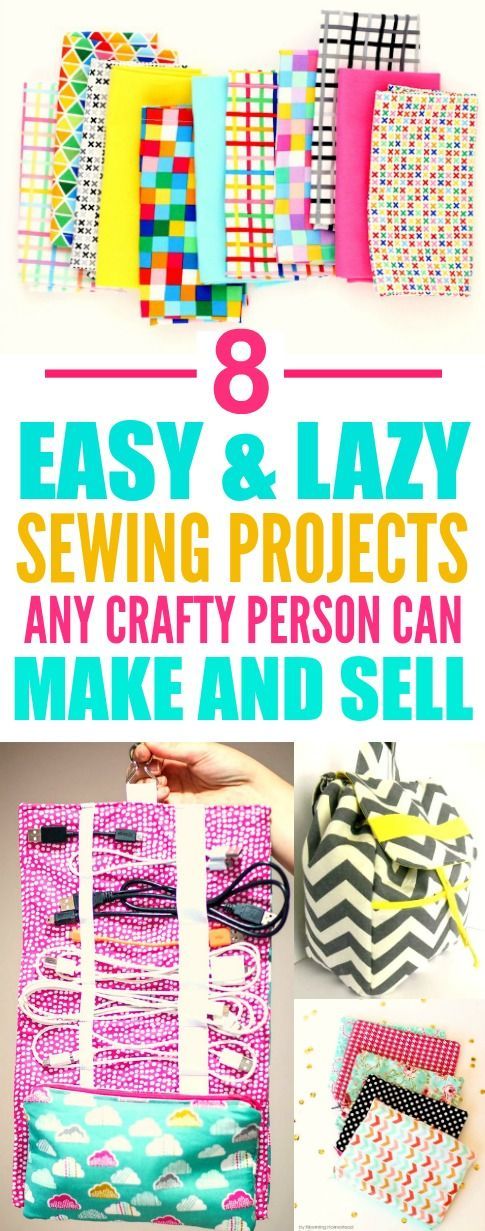 8 Easy and Lazy Crafts You Can Make and Sell -   24 sewing crafts to sell
 ideas