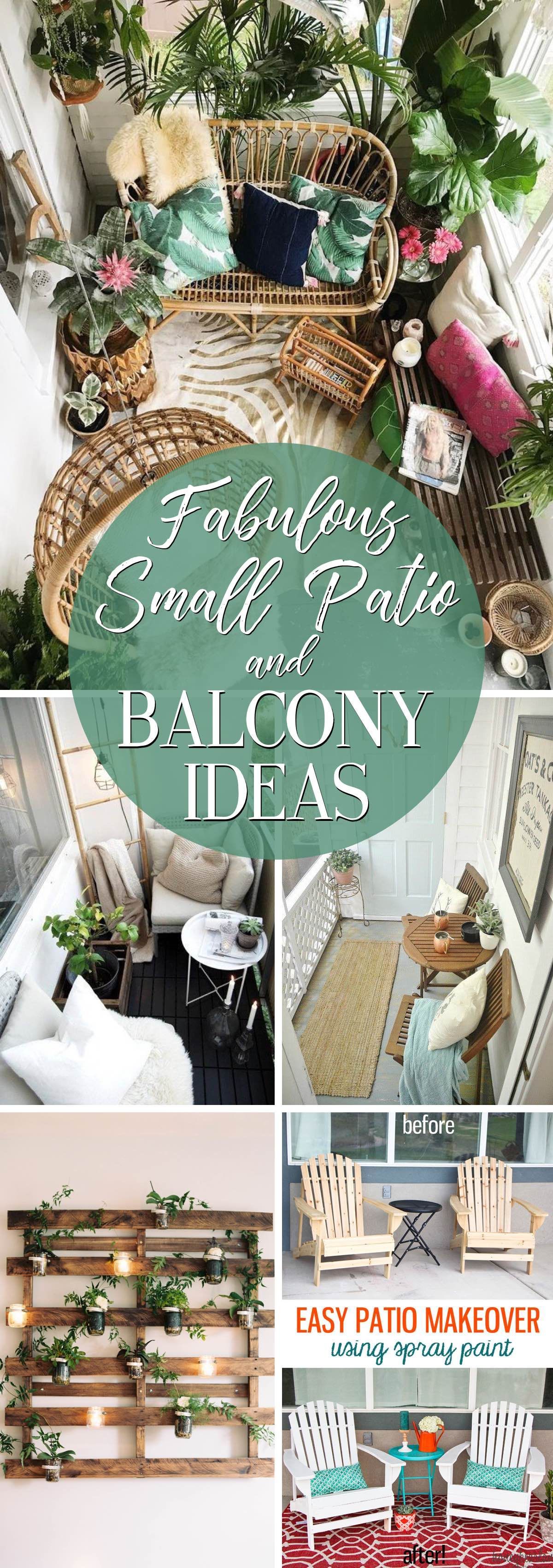 24 small patio decor
 ideas