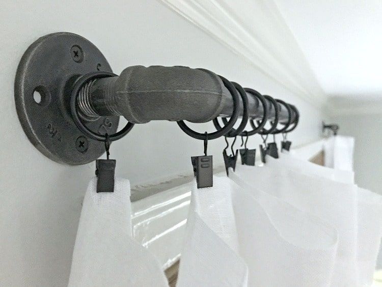 Easy DIY Curtain Rods -   25 diy curtains rings
 ideas