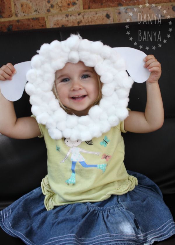 Paper Plate Sheep Mask for Kids -   25 farm animal crafts
 ideas