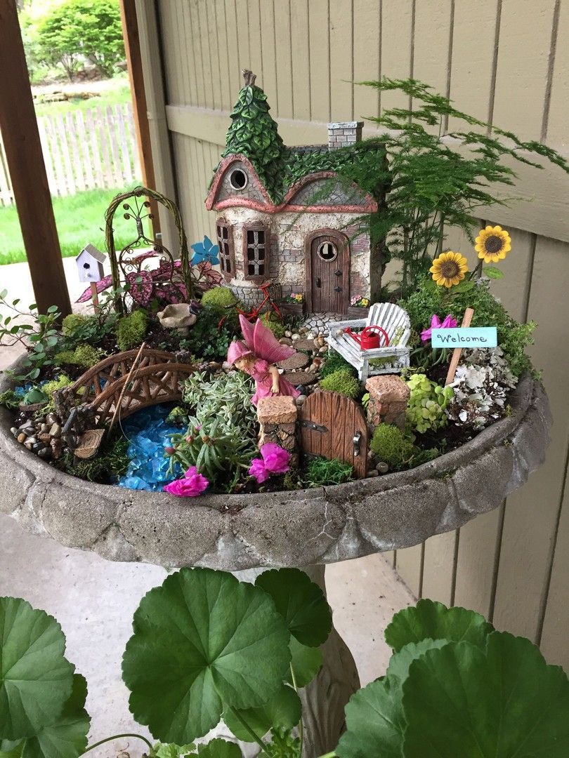 47 Best Fairy Garden Ideas -   25 outdoor garden containers
 ideas