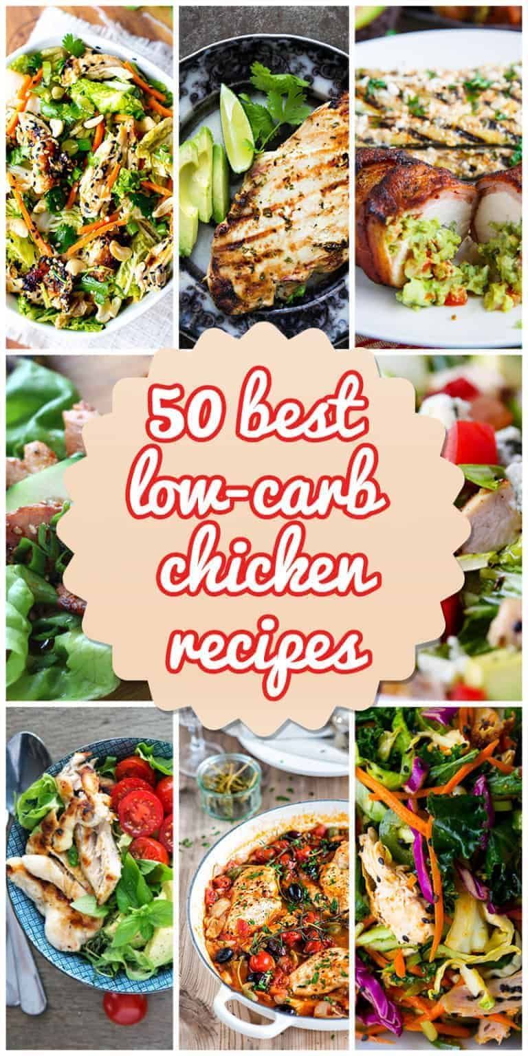 Top 50 Chicken Recipes, Low Carb Style -   13 best chicken recipes
 ideas