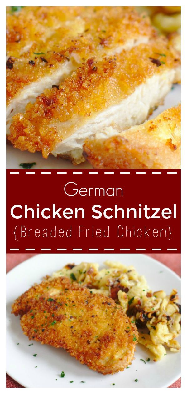 German Chicken Schnitzel -   13 best chicken recipes
 ideas