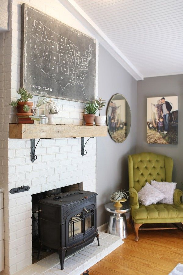 Wood Stove Love -   13 free standing fireplace decor
 ideas