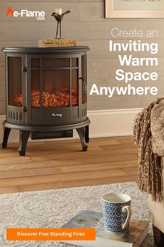 Regal Portable Electric Fireplace Stove -   13 free standing fireplace decor
 ideas