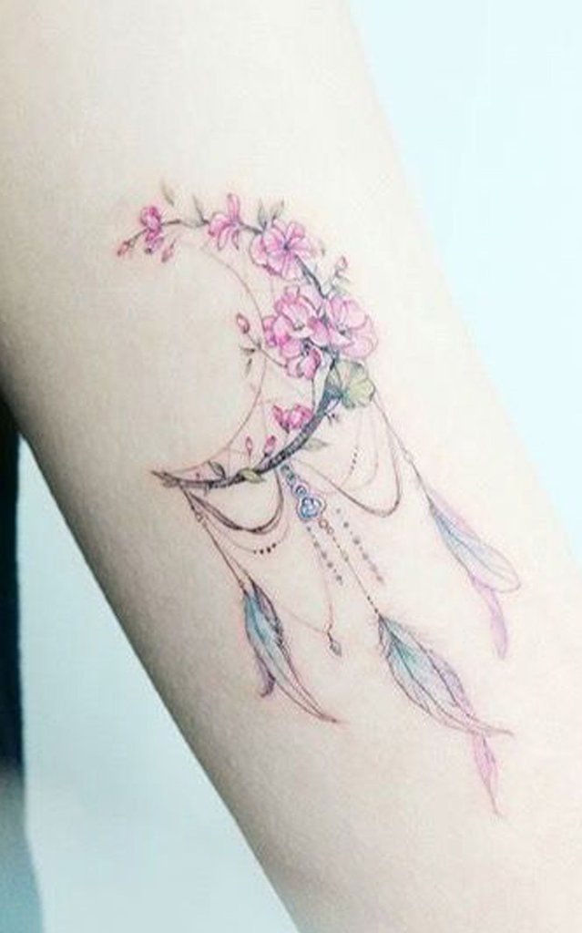 100+ Trending Watercolor Flower Tattoo Ideas for Women -   13 unique tattoo feathers
 ideas