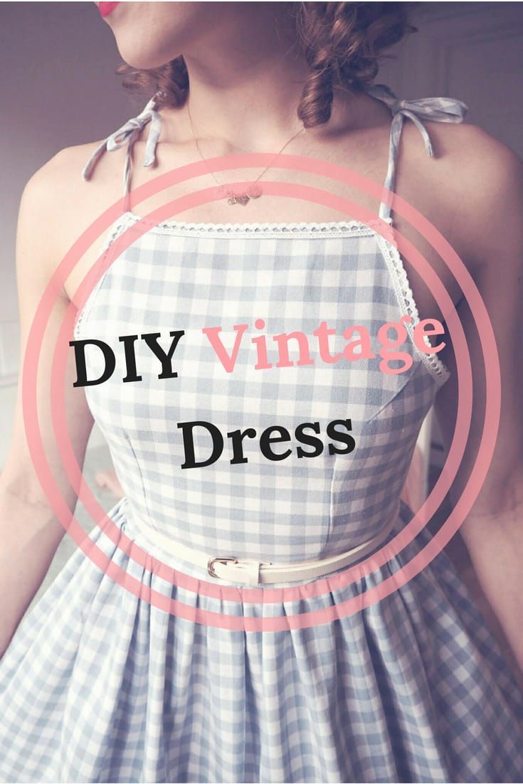 DIY Vintage Dress - -   15 diy dress bodice
 ideas