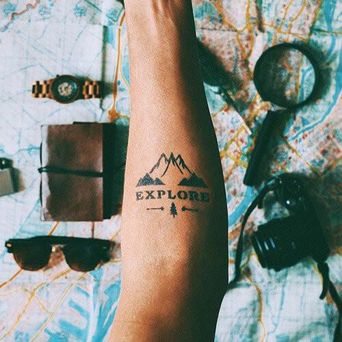 Muir -   15 montana mountain tattoo
 ideas