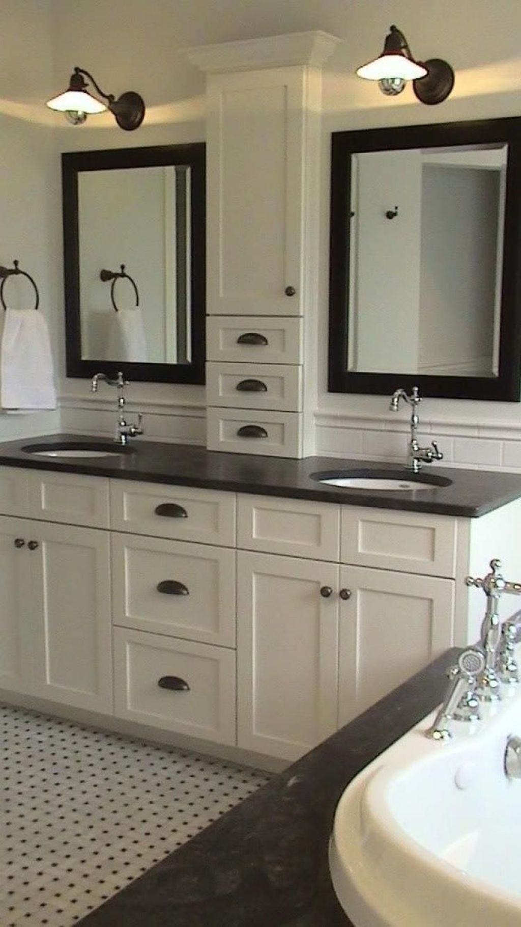 47 Nice Farmhouse Bathroom Remodel Ideas On A Budget - Page 45 of 47 -   16 diy bathroom cupboard
 ideas