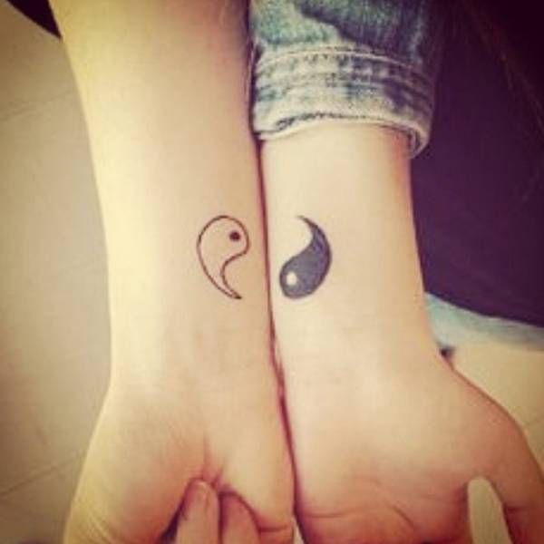 Here are the cutest matching tattoo designs we've spotted... -   17 couple tattoo minimalist
 ideas