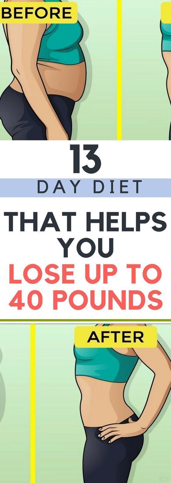 There is a diet which lasts 13 days. It is hard but effective. You can have a normal menu for 13 days and you will not gain weight for 2 years after the diet. It is the Danish Diet or The Copenhagen diet. -   17 fitness diet lost
 ideas