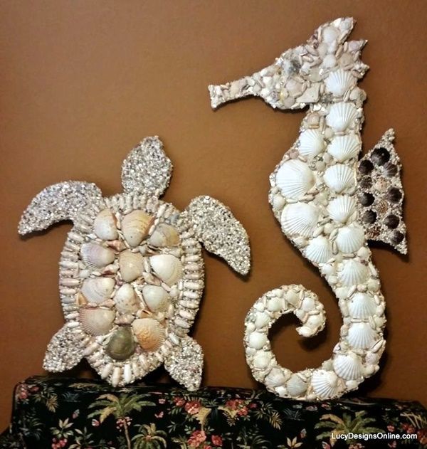40 Beautiful And Magical Sea Shell Craft Ideas -   17 seashell crafts
 ideas
