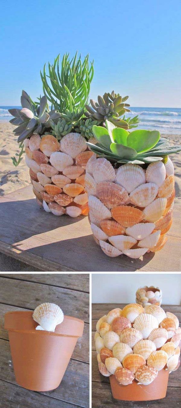 40 Cute And Easy Seashell Craft And Decor Ideas -   17 seashell crafts
 ideas